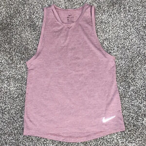 Nike DriFit Tank in Dusty Pink